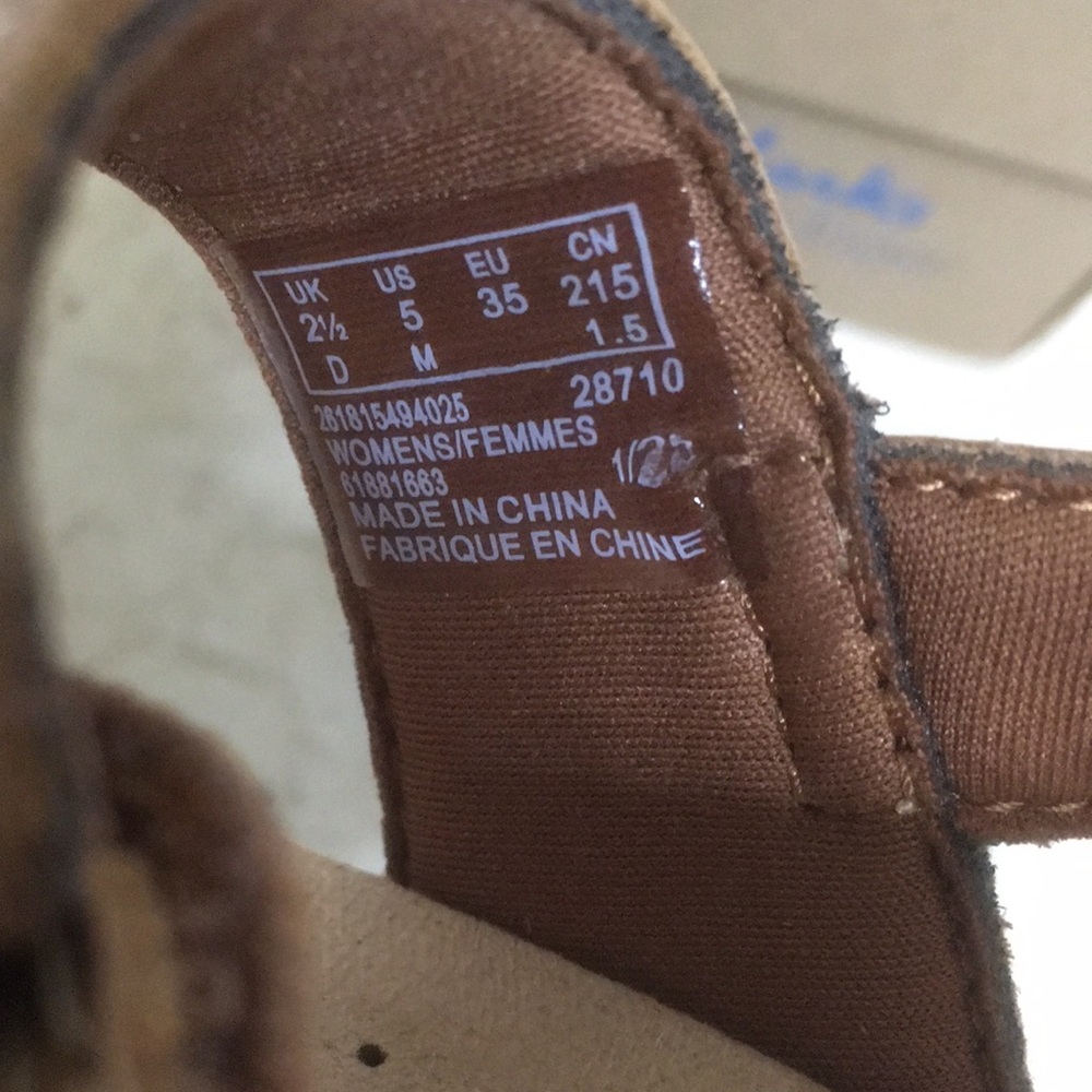 Tan/Light Brown, Clarks, Sandals (Women's 5) - Picture 7 of 11